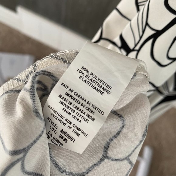 Jacob Black/White Floral Dress - Picture 5 of 6